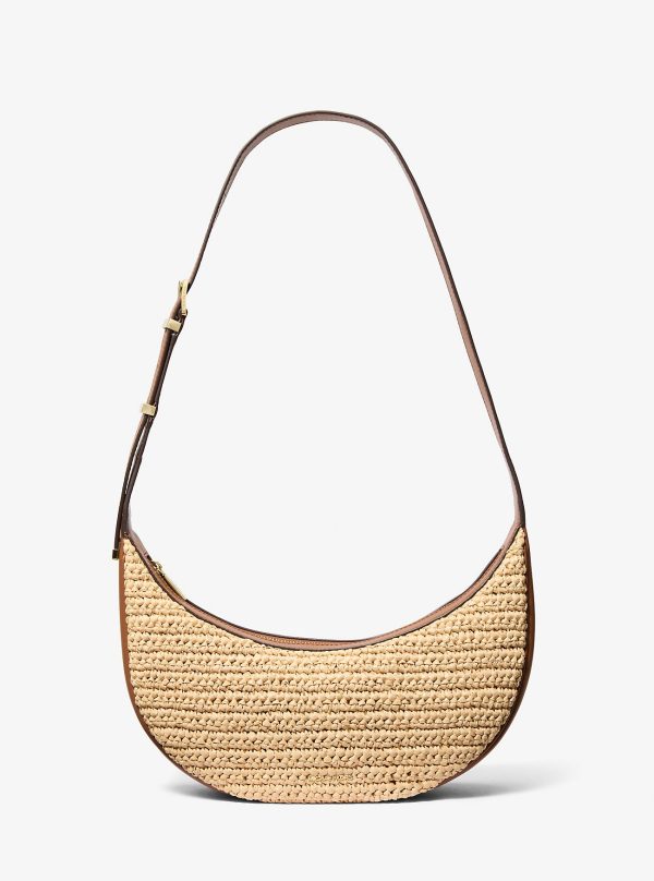 Michael Kors Avra Medium Hand-Crocheted and Leather Crossbody Bag - Preorder
