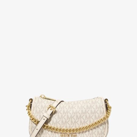 Michael Kors Outlet Carmela Small Signature Logo Convertible Crossbody Bag - Preorder