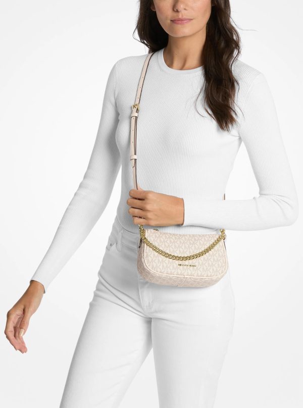 Michael Kors Outlet Carmela Small Signature Logo Convertible Crossbody Bag - Preorder