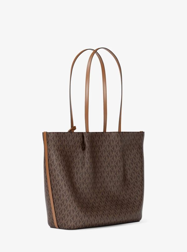 Michael Kors Outlet Carson Large Signature Logo Tote Bag - Preorder