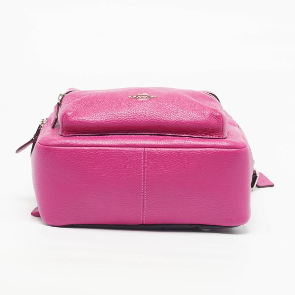 Coach Charlie Pink/black Leather And Nylon Backpack - Preorder