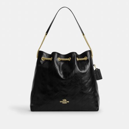 Coach Outlet Evelyn Large Shoulder Bag With Quilting - Preorder