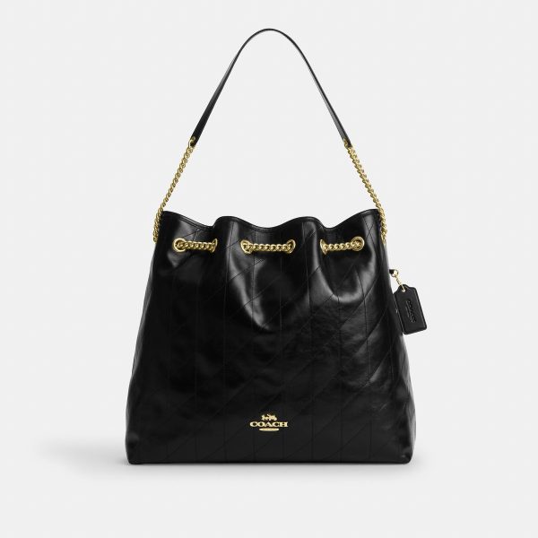 Coach Outlet Evelyn Large Shoulder Bag With Quilting - Preorder