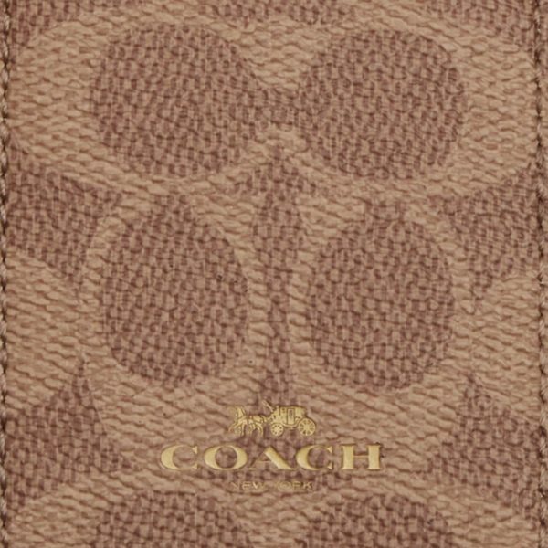 Coach Outlet Id Lanyard In Signaure Canvas - Preorder