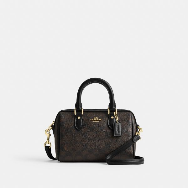 Coach Outlet Mini Rowan Crossbody Bag In Signature Canvas - Preorder