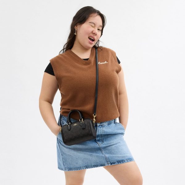 Coach Outlet Mini Rowan Crossbody Bag In Signature Canvas - Preorder