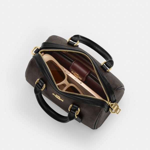 Coach Outlet Mini Rowan Crossbody Bag In Signature Canvas - Preorder