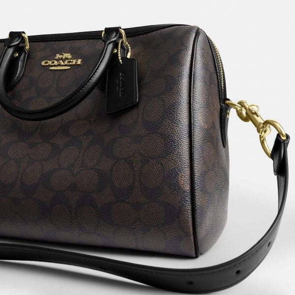 Coach Outlet Rowan Large Satchel Bag In Signature Canvas - Preorder