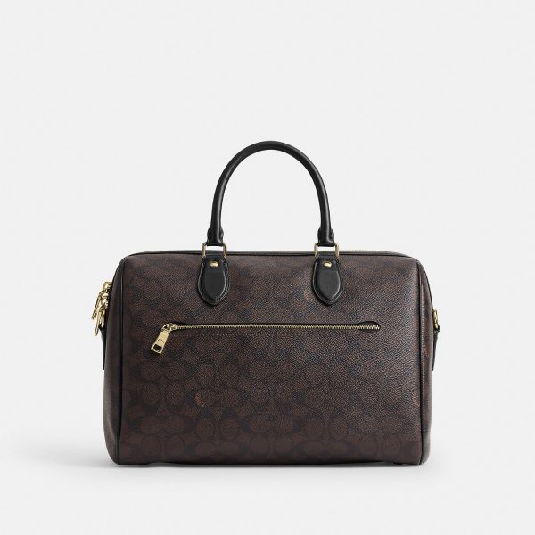 Coach Outlet Rowan Large Satchel Bag In Signature Canvas - Preorder