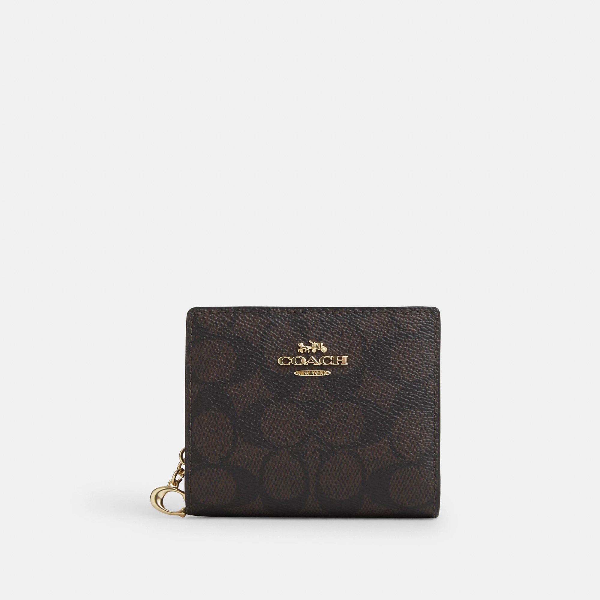 Coach Outlet Snap Wallet In Signature Canvas - Preorder
