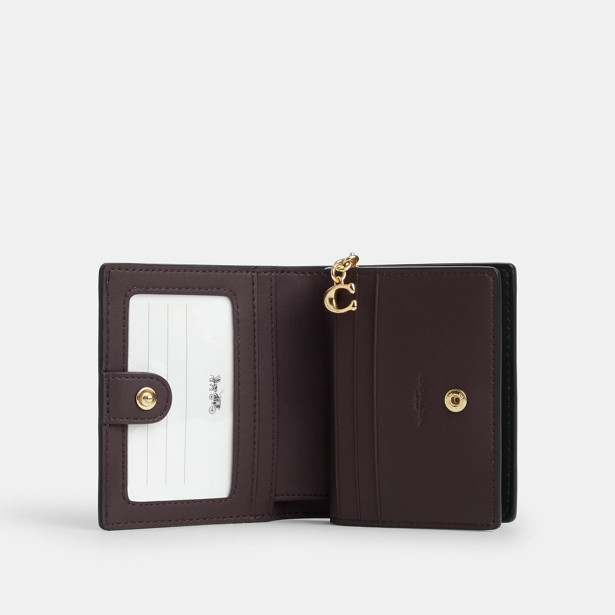Coach Outlet Snap Wallet In Signature Canvas - Preorder - Image 2