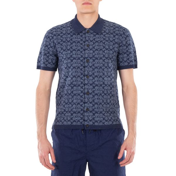 Coach Signature Polo Shirt In Blue - Preorder
