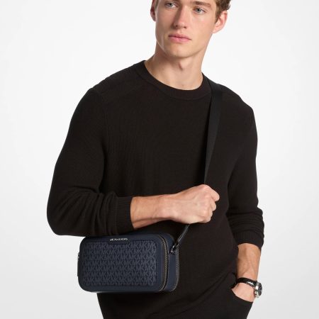 Michael Kors Outlet Cooper Signature Logo Crossbody Bag - Preorder