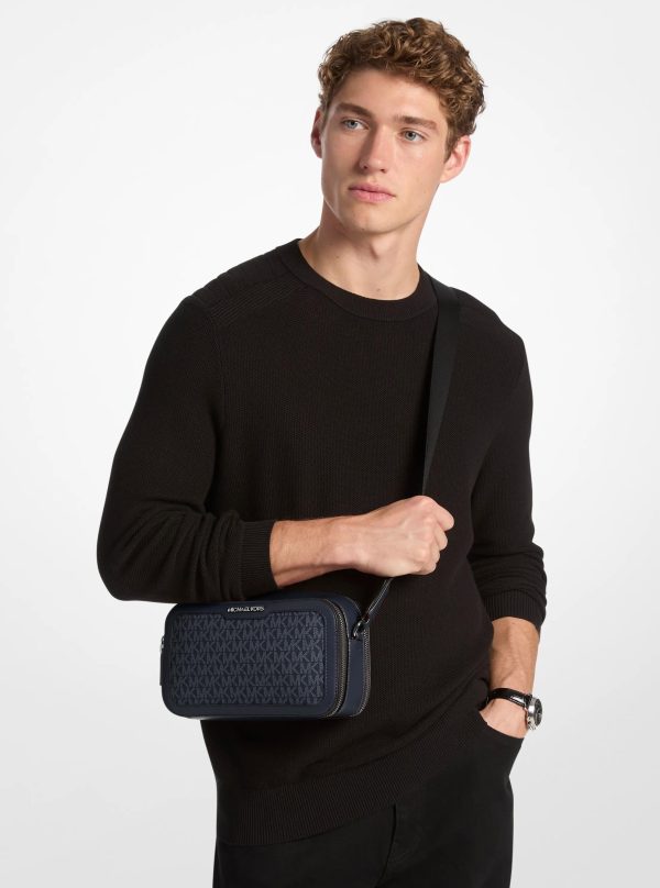 Michael Kors Outlet Cooper Signature Logo Crossbody Bag - Preorder