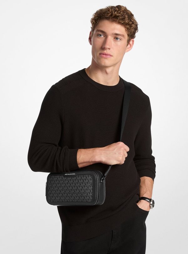 Michael Kors Outlet Cooper Signature Logo Crossbody Bag - Preorder