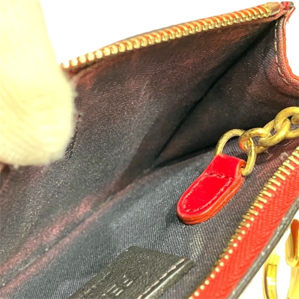 Fendi Zucca Leather Coin Purse/Coin Case (Pre-Owned) - Preorder