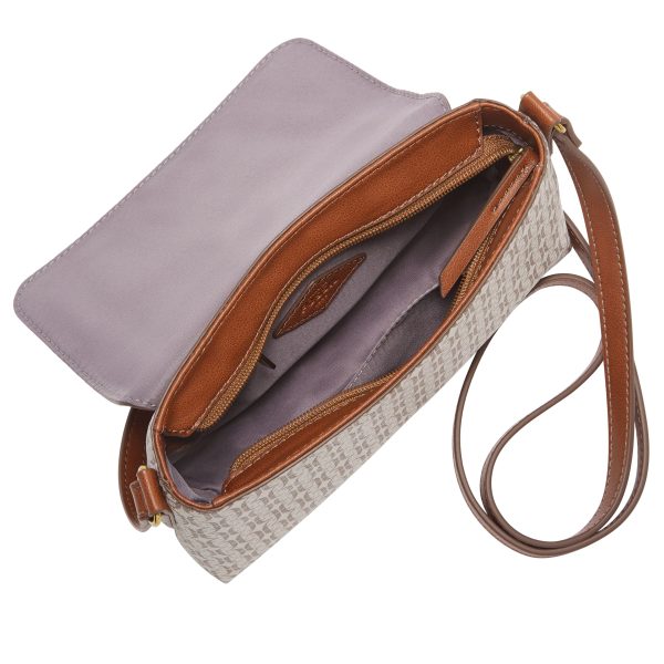 Fossil Women's Gabriella Printed PVC Small Flap Crossbody - Preorder