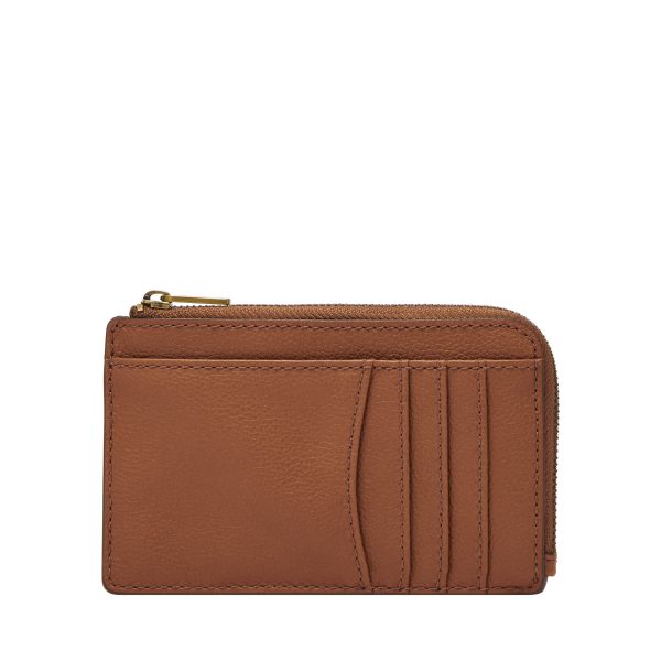 Fossil Women's Jori Leather Zip Card Case - Preorder