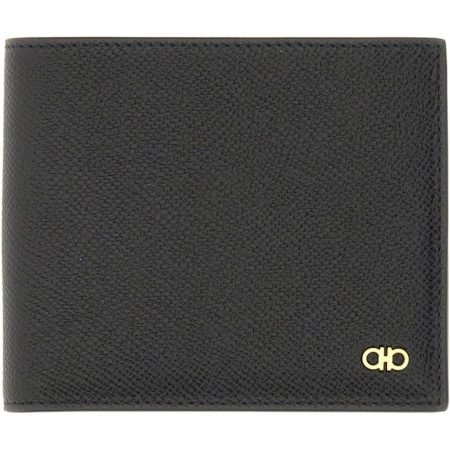 Salvatore Ferragamo Gancini Wallet With Textured Finish - Preorder
