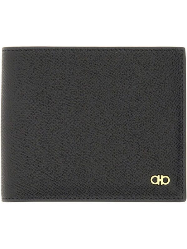 Salvatore Ferragamo Gancini Wallet With Textured Finish - Preorder