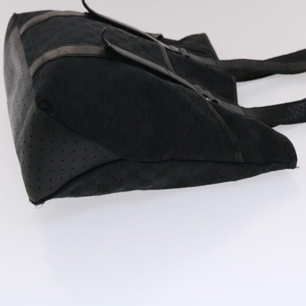 Gucci GG Canvas Tote Bag Leather Black - Preorder