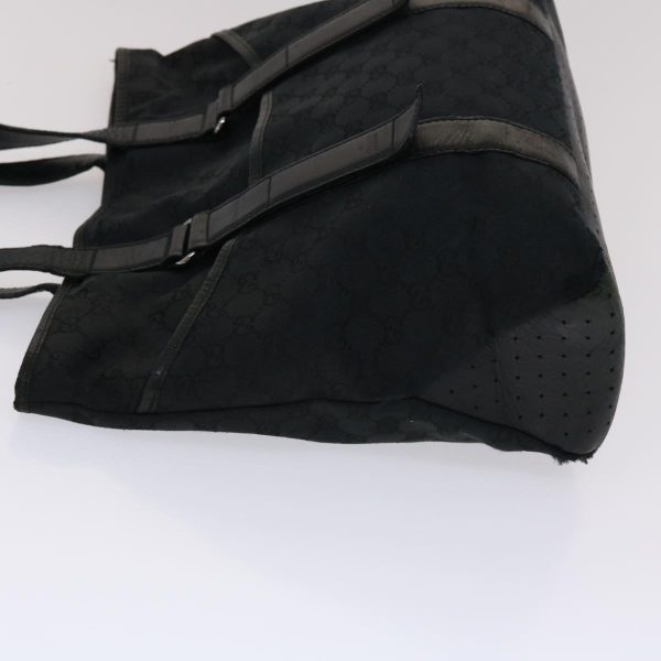 Gucci GG Canvas Tote Bag Leather Black - Preorder