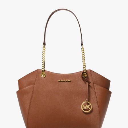 Michael Kors Outlet Jet Set Large Saffiano Leather Shoulder Bag - Preorder