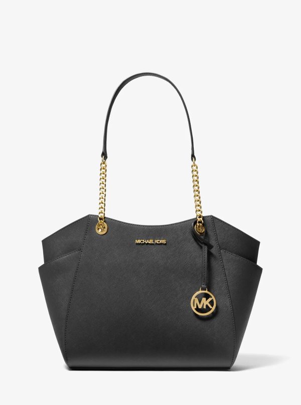 Michael Kors Outlet Jet Set Large Saffiano Leather Shoulder Bag - Preorder