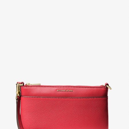 Michael Kors Jet Set Medium Pebbled Leather Wristlet - Preorder