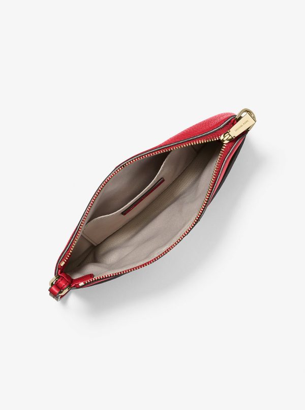 Michael Kors Jet Set Medium Pebbled Leather Wristlet - Preorder