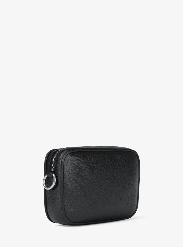 Michael Kors Outlet Jet Set Pebbled Leather Camera Crossbody Bag - Preorder