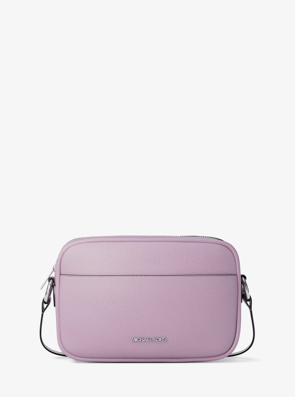 Michael Kors Outlet Jet Set Pebbled Leather Camera Crossbody Bag - Preorder