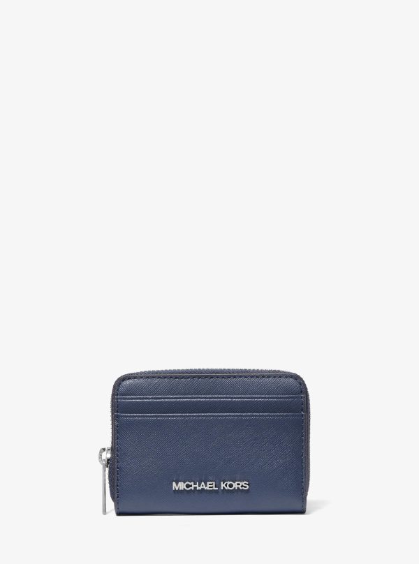 Michael Kors Outlet Jet Set Travel Medium Saffiano Leather Wallet - Preorder