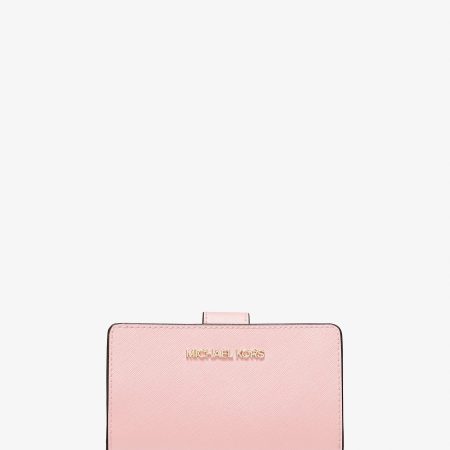 Michael Kors Outlet Medium Crossgrain Leather Wallet - Preorder
