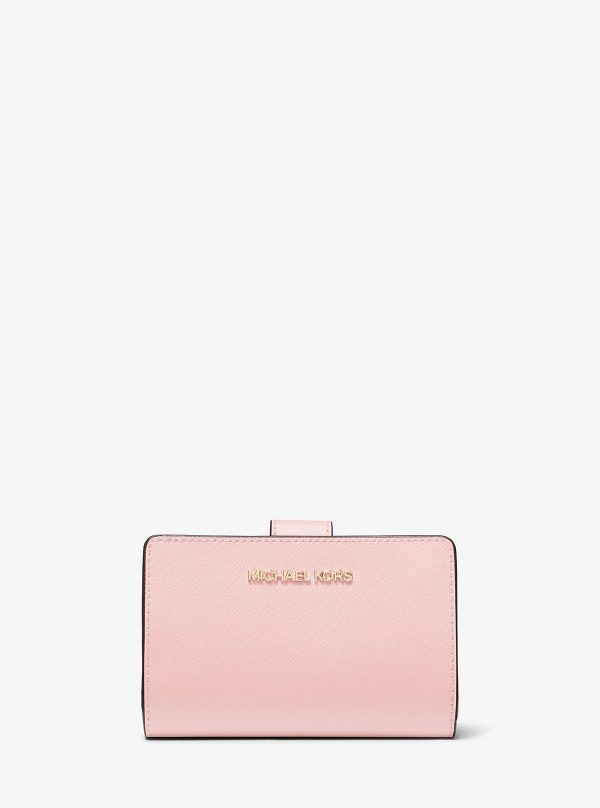 Michael Kors Outlet Medium Crossgrain Leather Wallet - Preorder