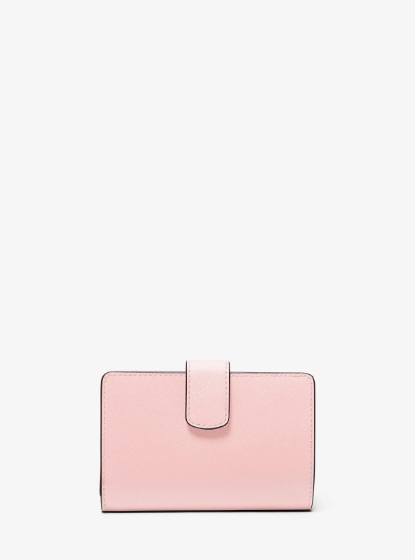Michael Kors Outlet Medium Crossgrain Leather Wallet - Preorder
