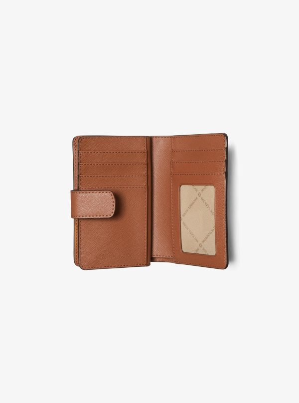Michael Kors Outlet Medium Crossgrain Leather Wallet - Preorder