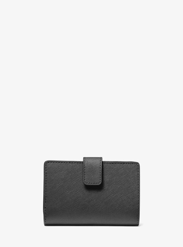 Michael Kors Outlet Medium Saffiano Leather Wallet - Preorder