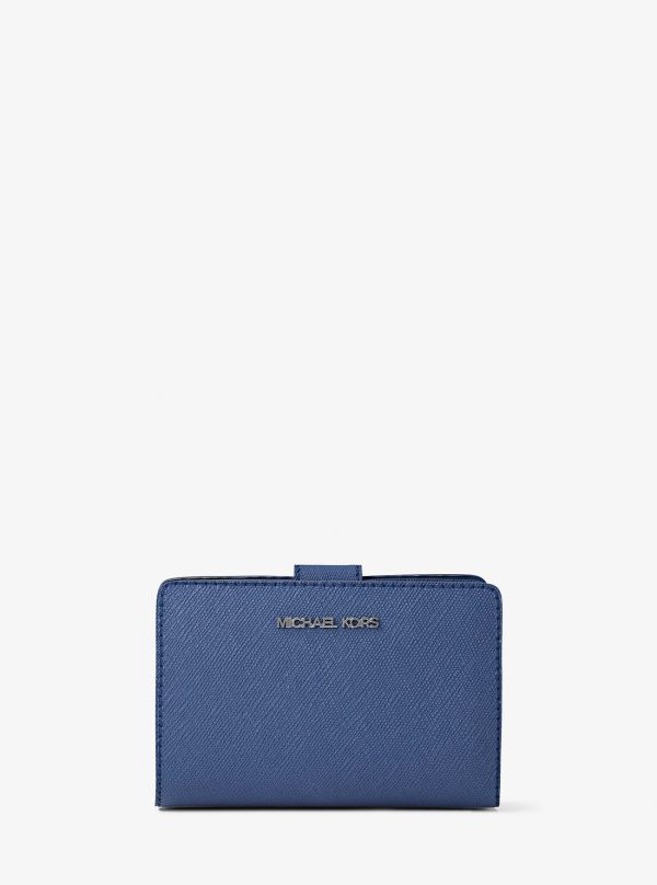 Michael Kors Outlet Medium Saffiano Leather Wallet - Preorder