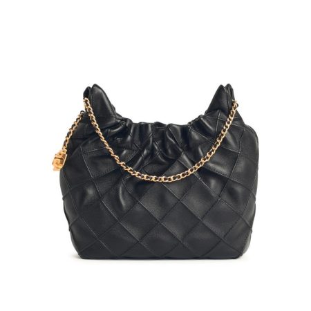 Tory Burch Small 'Fleming' Black Leather Bag - Preorder