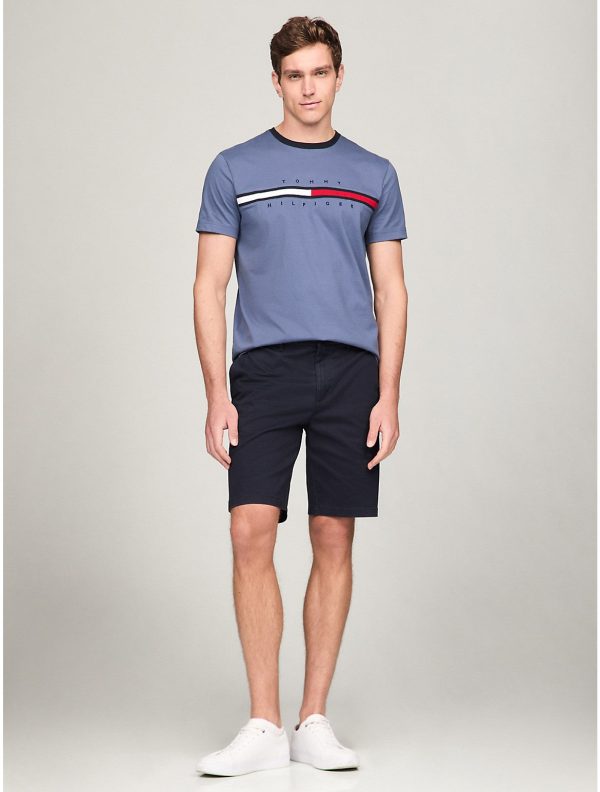Tommy Hilfiger Men's Flag Logo Ringer T-Shirt - Preorder
