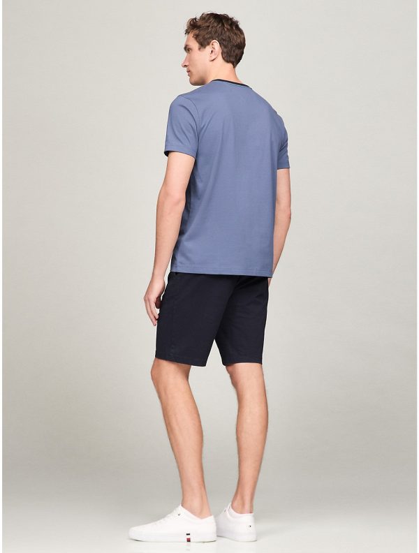 Tommy Hilfiger Men's Flag Logo Ringer T-Shirt - Preorder