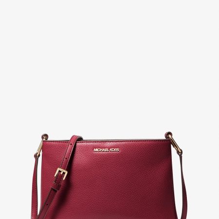 Michael Kors Outlet Trisha Medium Pebbled Leather Crossbody Bag - Preorder