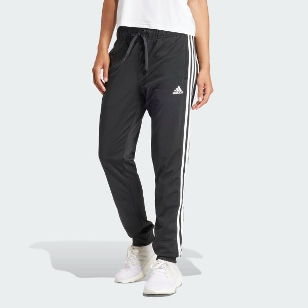 adidas Women's adidas Primegreen Essentials Warm-Up Slim Tapered 3-Stripes Track Pants - Preorder