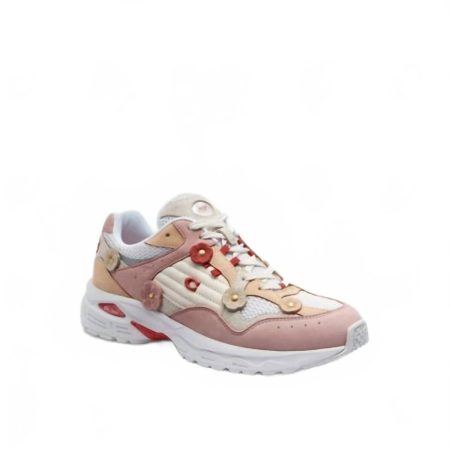 Coach Women's Comfort Sneakers In Tea Rose-Light Rose,beachwood - Preorder