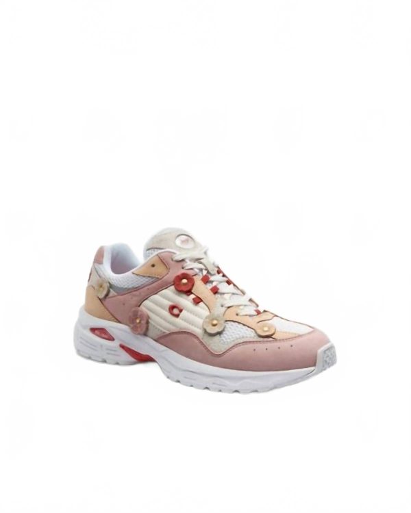 Coach Women's Comfort Sneakers In Tea Rose-Light Rose,beachwood - Preorder