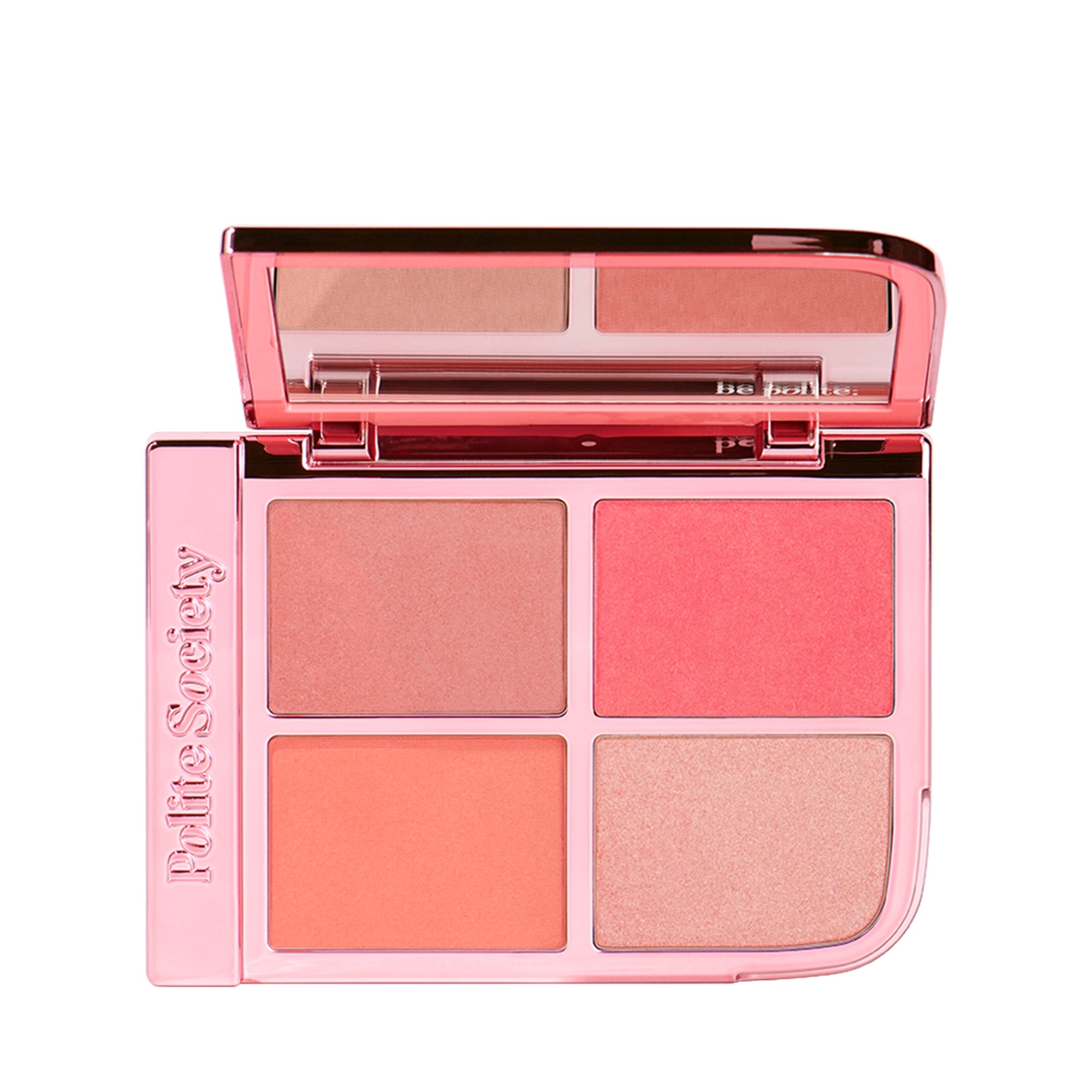 Polite Society Go Flush Yourself Blush & Highlight Palette - USA Preorder