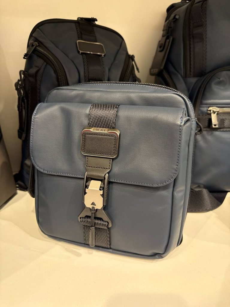 TUMI Junior Crossbody Slate Blue - Ready Stock US
