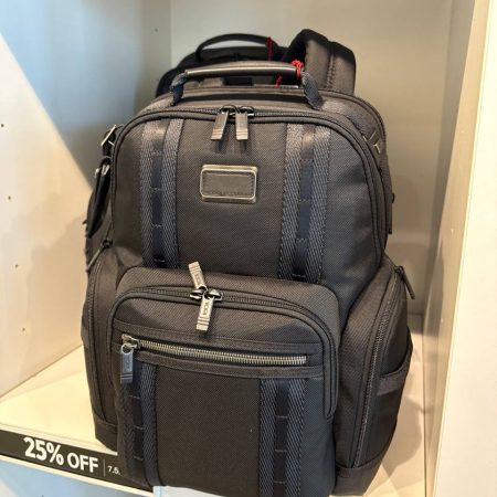 TUMI Medium 15" Expandable Backpack Black - Ready Stock US