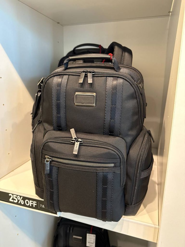 TUMI Medium 15" Expandable Backpack Black - Ready Stock US